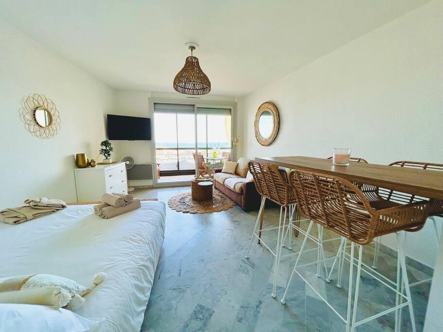 Studio Chic & Cosy Vue Mer, Clim, Parking La Grande-Motte Buitenkant foto